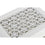 Caja-Joyero DKD Home Decor Cristal Blanco Marfil 21 x 16 x 9 cm Madera MDF