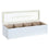 Caja para Infusiones DKD Home Decor 30 x 9 x 8 cm Cristal Azul Rosa 3 Piezas Madera MDF