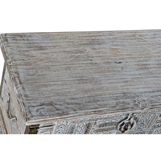 Baúl DKD Home Decor Metal Madera de mango (80 x 40 x 45 cm)