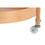 Estantería DKD Home Decor 43,6 x 43,6 x 90,5 cm Natural Acero Inoxidable Aluminio Bambú Con ruedas