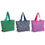 Bolsa de Playa DKD Home Decor Azul Verde Naranja Fucsia 55 x 14 x 35 cm (3 Unidades)