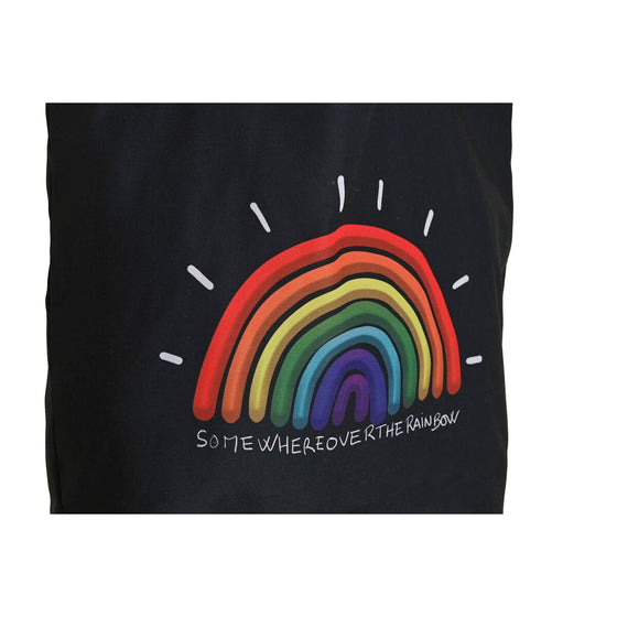 Bolsa de tela DKD Home Decor Negro Poliéster Nylon 43 x 15 x 40 cm (2 Unidades)