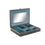 Caja-Joyero DKD Home Decor Plateado Azul cielo Madera Aluminio 27,5 x 20 x 5,4 cm