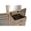 Joyero de Pie Home ESPRIT Natural Espejo Madera MDF 37 x 28 x 91,5 cm