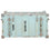 Arcón Home ESPRIT Turquesa Metal Vintage 89 x 41,5 x 45,5 cm