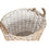 Soporte para Leña Home ESPRIT Mimbre Cuerda 69 x 62 x 57 cm