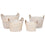 Soporte para Leña Home ESPRIT Mimbre Cuerda 69 x 62 x 57 cm