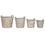 Soporte para Leña Home ESPRIT Mimbre Cuerda 55 x 58 x 57 cm