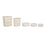 Juego de Cestos Home ESPRIT Crema Natural 47 x 35 x 55 cm