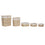 Cesto para la Ropa Sucia Home ESPRIT Beige Natural 5 Piezas 47 x 35 x 56 cm