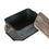 Juego de Baúles Home ESPRIT Plateado Marrón oscuro Metal Vintage 60 x 38 x 32,5 cm