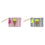 Neceser Home ESPRIT Azul Rosa 26 x 2 x 19 cm (2 Unidades)