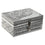 Caja-Joyero Home ESPRIT Verde Plateado Madera Aluminio 17,5 x 12,5 x 8,5 cm