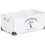 Juego de Cajas Decorativas Home ESPRIT Sanderford Blanco Madera de abeto 35 x 22 x 15 cm 5 Piezas