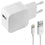 Cargador de Pared +Cable Lightning MFI KSIX Apple-compatible 2.4A USB iPhone