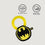 Juguete para perros Batman   Amarillo 100 % poliéster