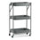Carrito Verdulero Gris Acero Plástico (29,5 x 78,5 x 45,5 cm)