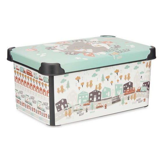 Caja de Almacenaje Road 23 x 16,5 x 35 cm 10 L