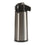 Termo con Tapón Dispensador Acero Inoxidable Negro Plateado Plástico 1,9 L