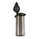 Termo con Tapón Dispensador Acero Inoxidable Negro Plateado Plástico 1,9 L