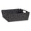 Cesta 23 x 8 x 27 cm Negro 3 L