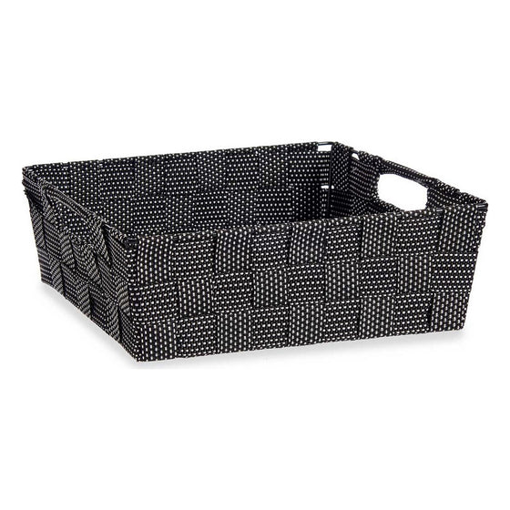 Cesta 23 x 8 x 27 cm Negro 3 L