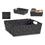 Cesta 23 x 8 x 27 cm Negro 3 L