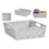 Cesta 23 x 8 x 27 cm Blanco 3 L