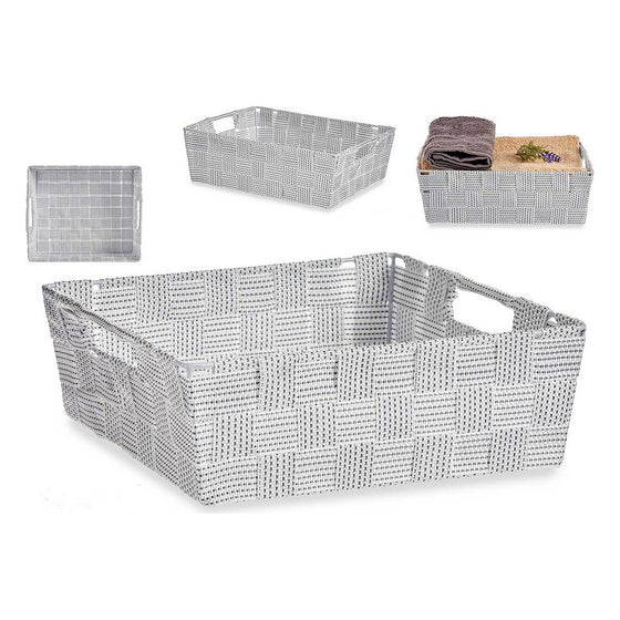 Cesta 23 x 8 x 27 cm Blanco 3 L