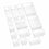 Organizador Confortime Poliestireno 15 x 15 x 6 cm (15 x 15 x 5,6 cm)
