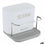 Portaestropajos para Fregadero Quttin Blanco 13,5 x 12 x 10,8 cm (18 Unidades)