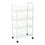 Carrito Verdulero Confortime Blanco Metal 4 Estantes 36 x 26,5 x 86 cm (5 Unidades)