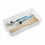 Organizador para Cubiertos Confortime Metal Blanco 30 x 15,24 x 5,2 cm (12 Unidades)