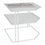 Estante Confortime Organizador Blanco Metal 23 x 23 x 20 cm (8 Unidades)