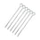 Set de Pinchos para Barbacoa Wooow Metal 6 Piezas 20 cm (36 Unidades)
