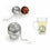 Filtro para Infusiones Acero Inoxidable Plateado (48 Unidades) (4,5 x 4 cm)
