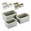 Juego de Cestas Confortime 3 Piezas Rectangular (3 Piezas) (6 Unidades)
