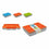 Juego de Cestas Confortime 5 Piezas Fieltro 27,5 x 20 x 5,3 cm (5 Piezas) (6 Unidades)