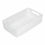 Cesta Multiusos Confortime Blanco 38 x 22 x 9,5 cm (10 Unidades)