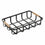 Cesta Multiusos Confortime Negro 36 x 24,3 x 8 cm (6 Unidades)