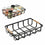 Cesta Multiusos Confortime Negro 36 x 24,3 x 8 cm (6 Unidades)