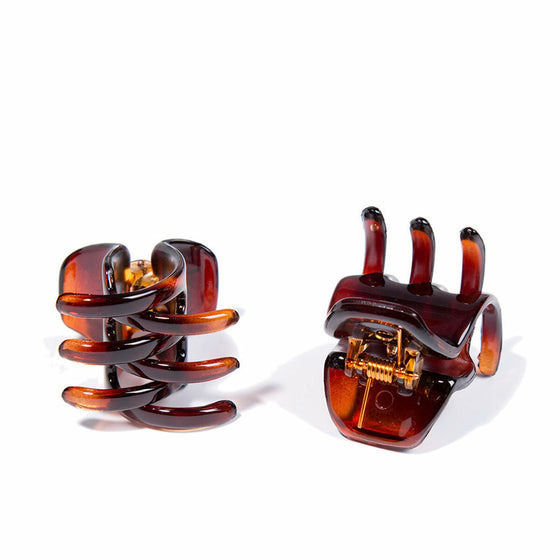 Pinzas para el Cabello Inca   2 Unidades Marrón