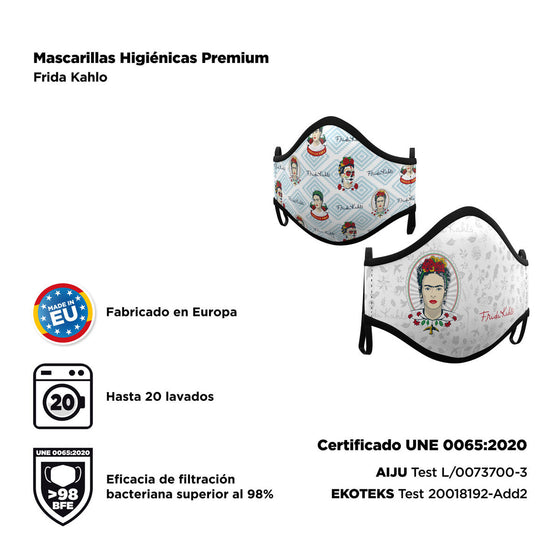 Mascarilla Higiénica My Other Me 2 Unidades Frida Kahlo