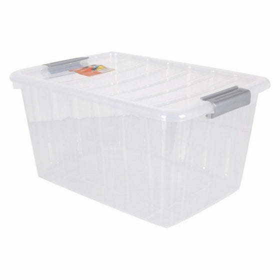 Caja de Almacenaje con Tapa Thais 30 L Transparente
