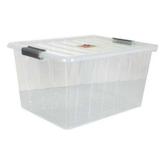 Caja de Almacenaje con Tapa Dem Thais 50 L 55 x 43 x 30 cm (4 Unidades)