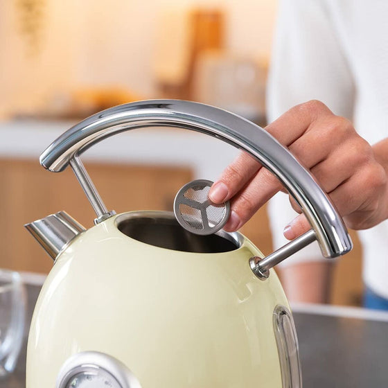 Hervidor Cecotec THERM420 Amarillo 2200 W 1,8 L Acero Inoxidable