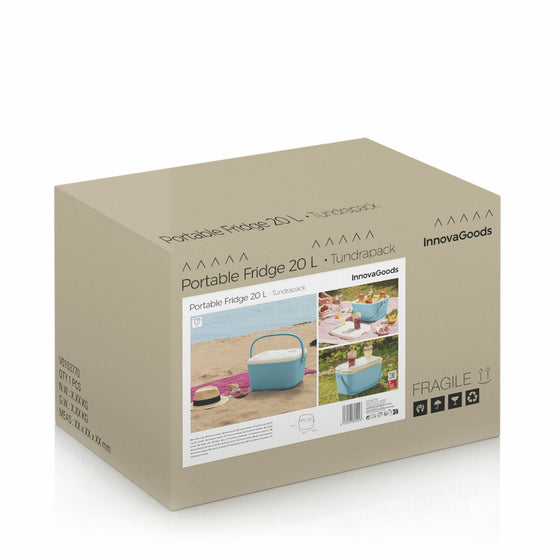 Nevera Portátil Rígida Koolty InnovaGoods 20 L Turquesa Polietileno Polipropileno (Reacondicionado B)