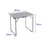 Mesa Plegable Marbueno 80 x 70 x 60 cm