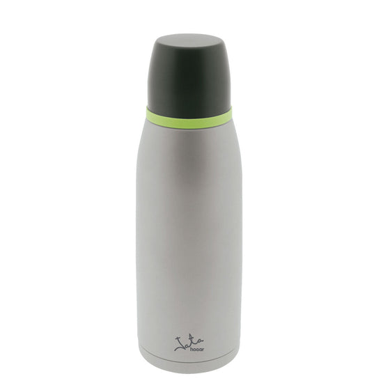 Termo de Viaje JATA 919 Gris Metal Acero Inoxidable Plástico 750 ml