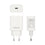 Cargador Aisens Cargador USB-C PD 3.0 1 Puerto 1x USB-C 20 W, Blanco USB-C Blanco